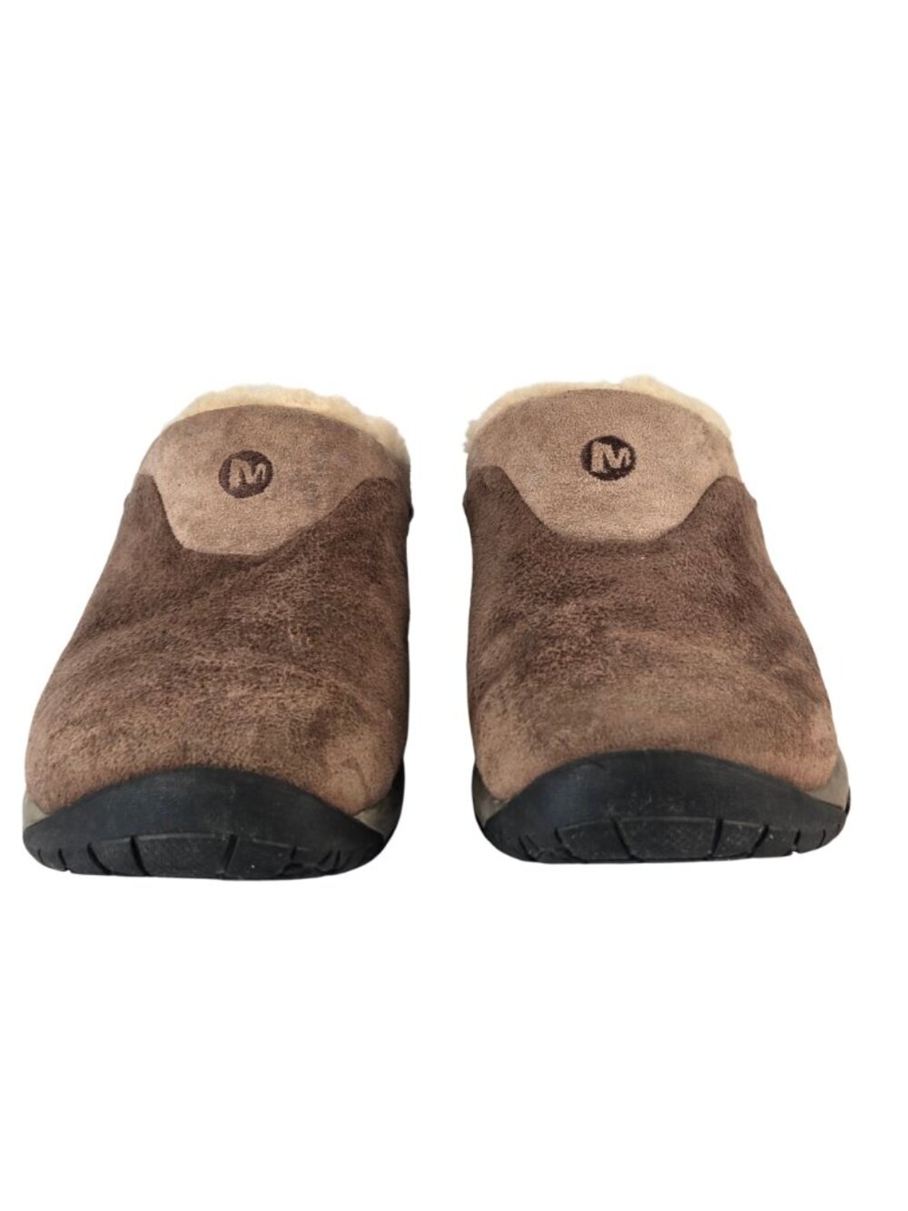 Merrell Encore Ice Suede Slip On w/ Faux Fur Lining Taupe Size 9.5 - Picture 4 of 14